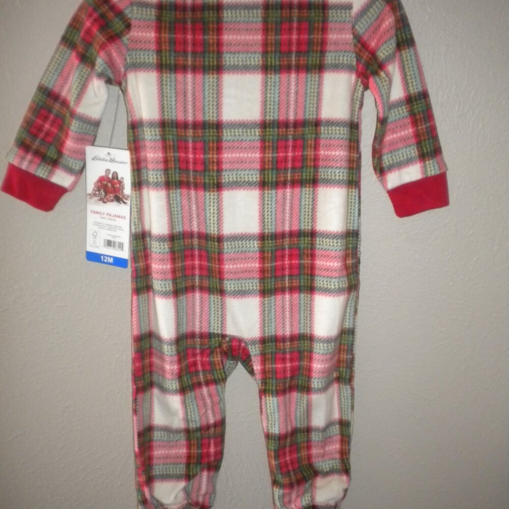 Eddie Bauer Baby Boy Size 12 Months Footed Pajama NWT - Picture 5 of 5